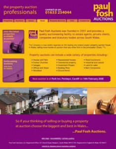 Paul Fosh Auctions website